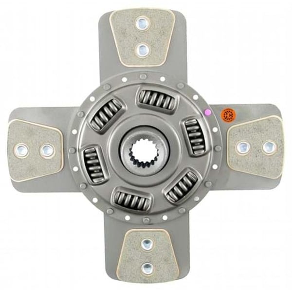 Aftermarket A36142N 11 Transmission Disc, 4 Pad, w 118 17 Spline Hub Fits Case A36142N-HYC - main